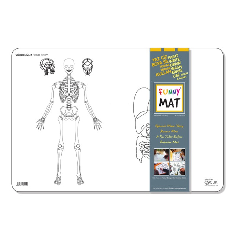 Akademi ocuk Funny Mat – Our Body