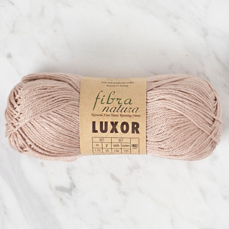Fibra Natura Luxor Knitting Yarn, Beige – 105 -19