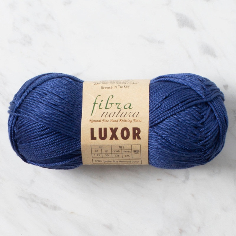 Fibra Natura Luxor Yarn, Dark Blue – 105-39