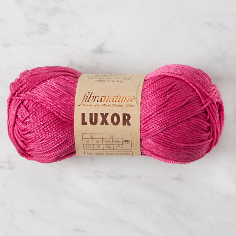 Fibra Natura Luxor Yarn, Fuchsia – 105-06
