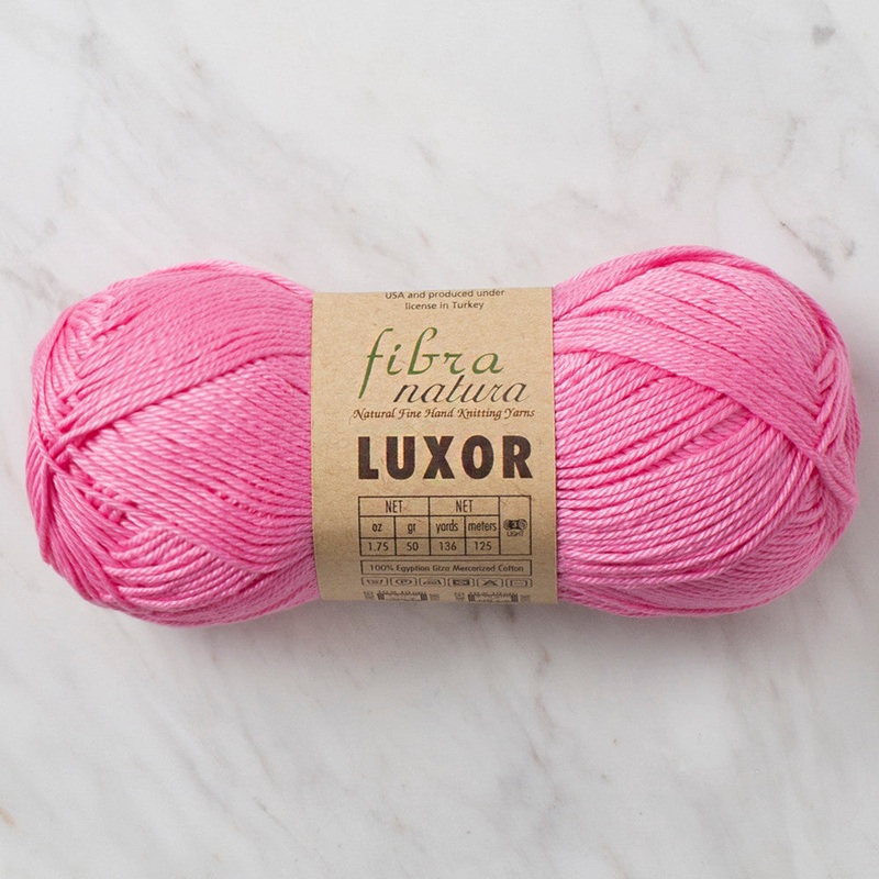 Fibra Natura Luxor Yarn, Pink – 105-32