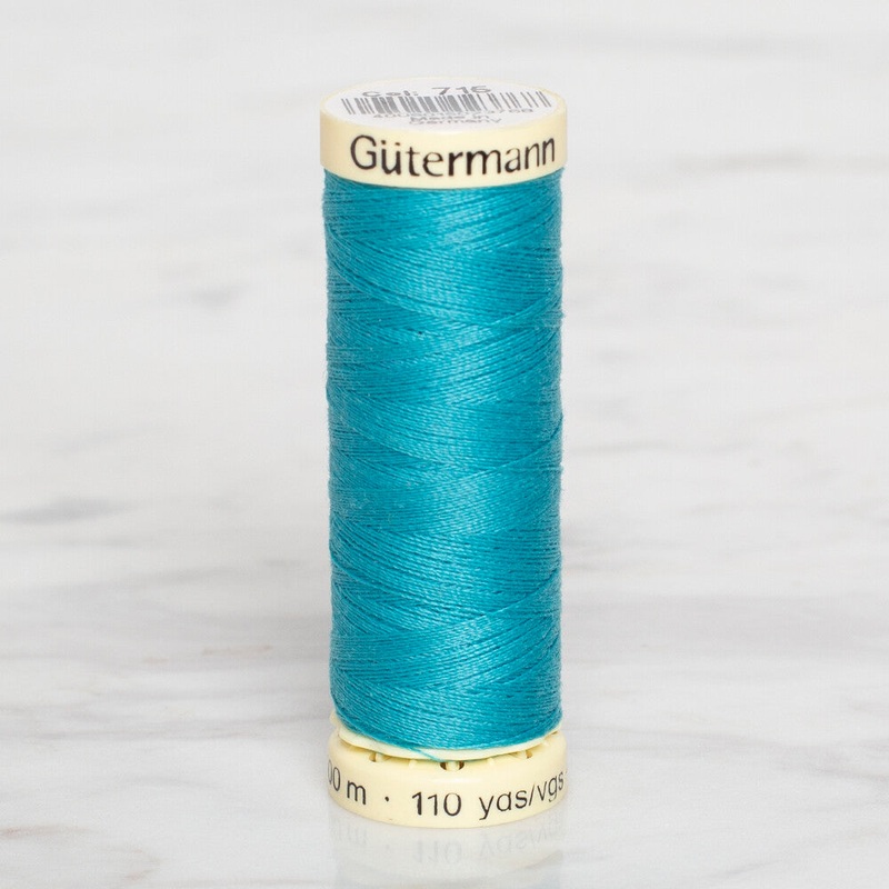Gtermann Sewing Thread, 100m, Turquoise  – 715