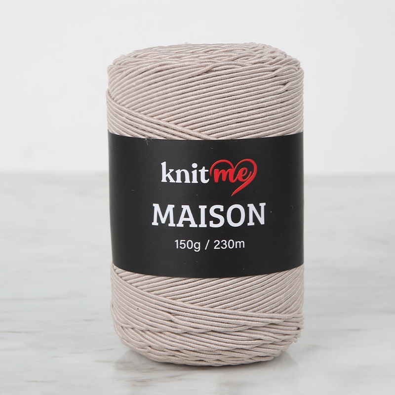 Knitme MAISON Hand Knitting Yarn ,Beige KNM06