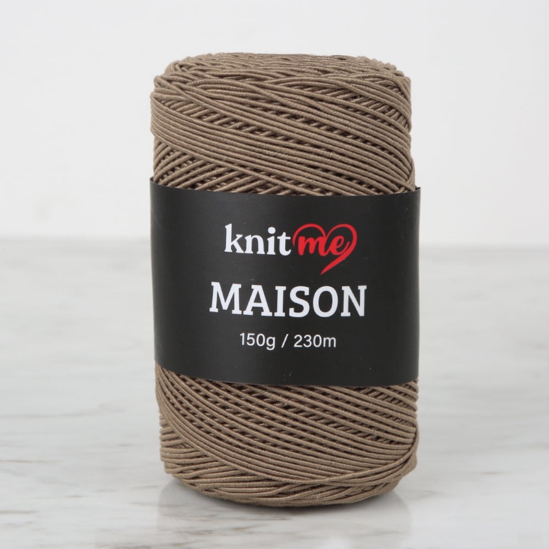 Knitme MAISON Hand Knitting Yarn ,Brown KNM21