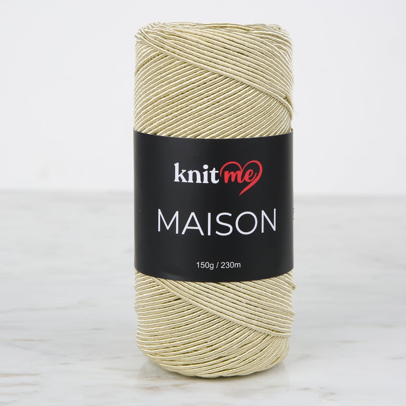 Knitme MAISON Hand Knitting Yarn ,Gold KNM25