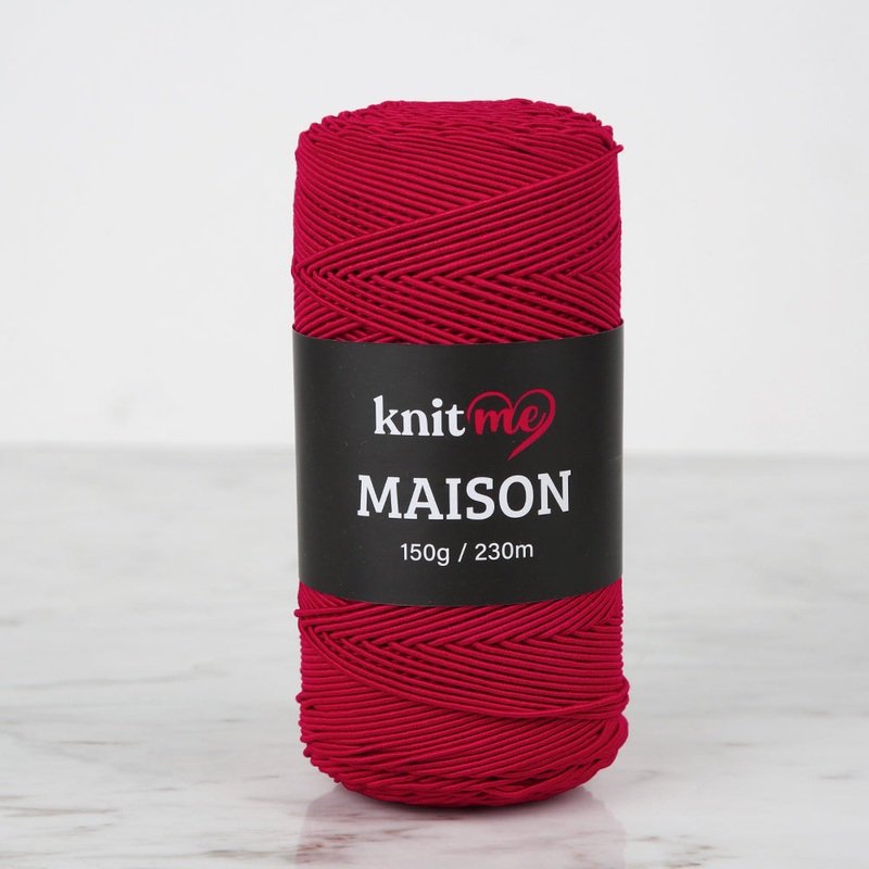 Knitme MAISON Hand Knitting Yarn ,Red KNM16