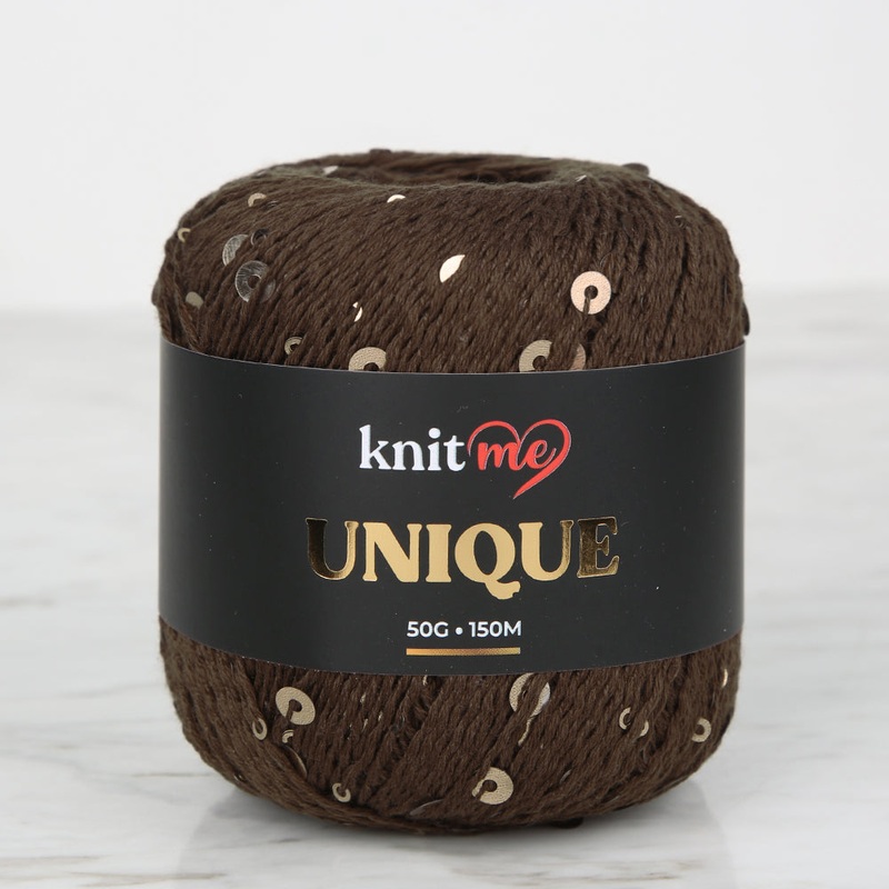Knitme UNIQUE Hand Knitting Yarn ,Brown 2