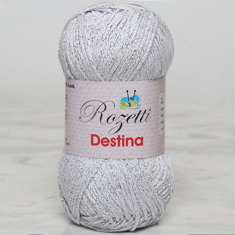 Rozetti Destina 50 gr Yarn, Optic White – 45001