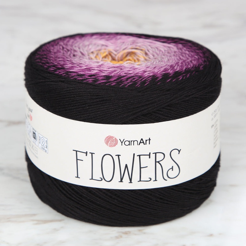 YarnArt Flowers Cotton Gradient Yarn – 303