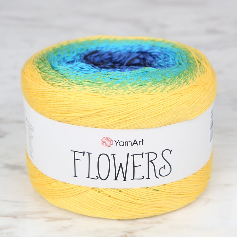 YarnArt Flowers Cotton Gradient Yarn – 304