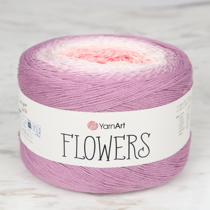 YarnArt Flowers Cotton Gradient Yarn – 305