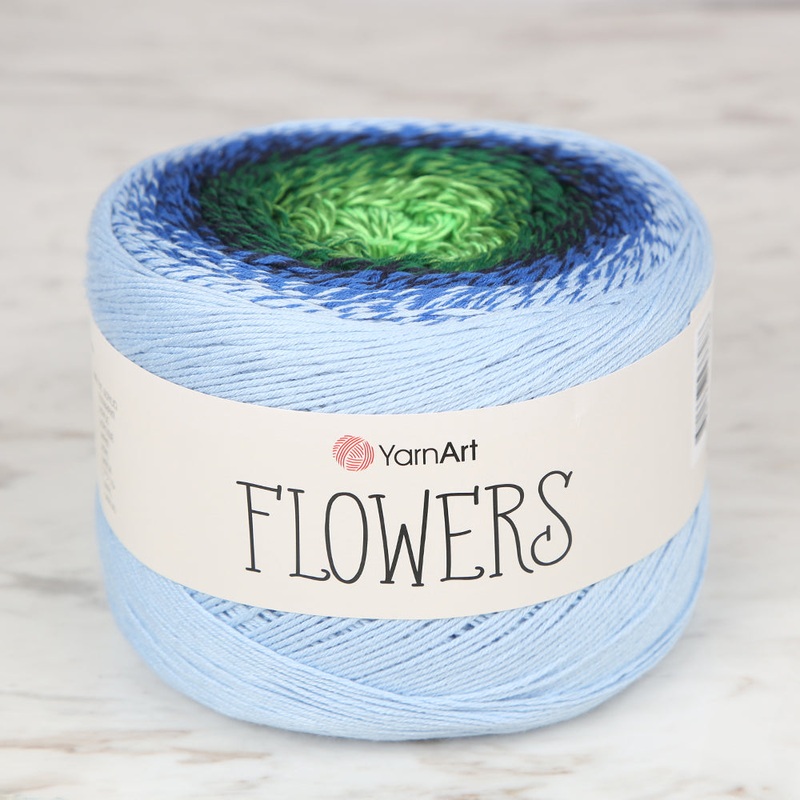 YarnArt Flowers Cotton Gradient Yarn – 306