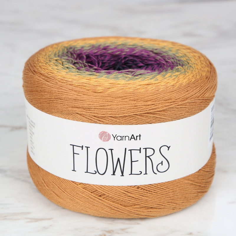 YarnArt Flowers Cotton Gradient Yarn – 315