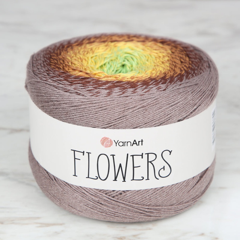 YarnArt Flowers Cotton Gradient Yarn – 317