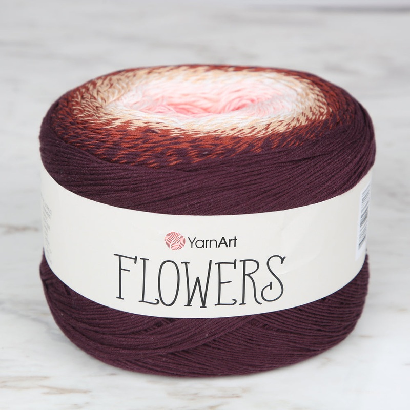 YarnArt Flowers Cotton Gradient Yarn – 319