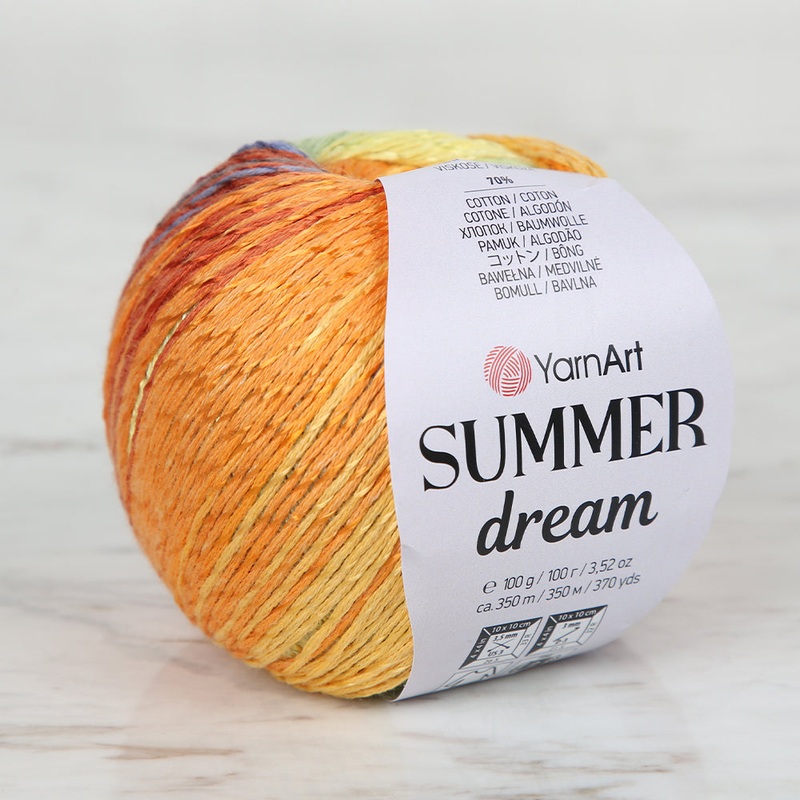 YarnArt Summer Dream Knittting Yarn , Variegated – 4301