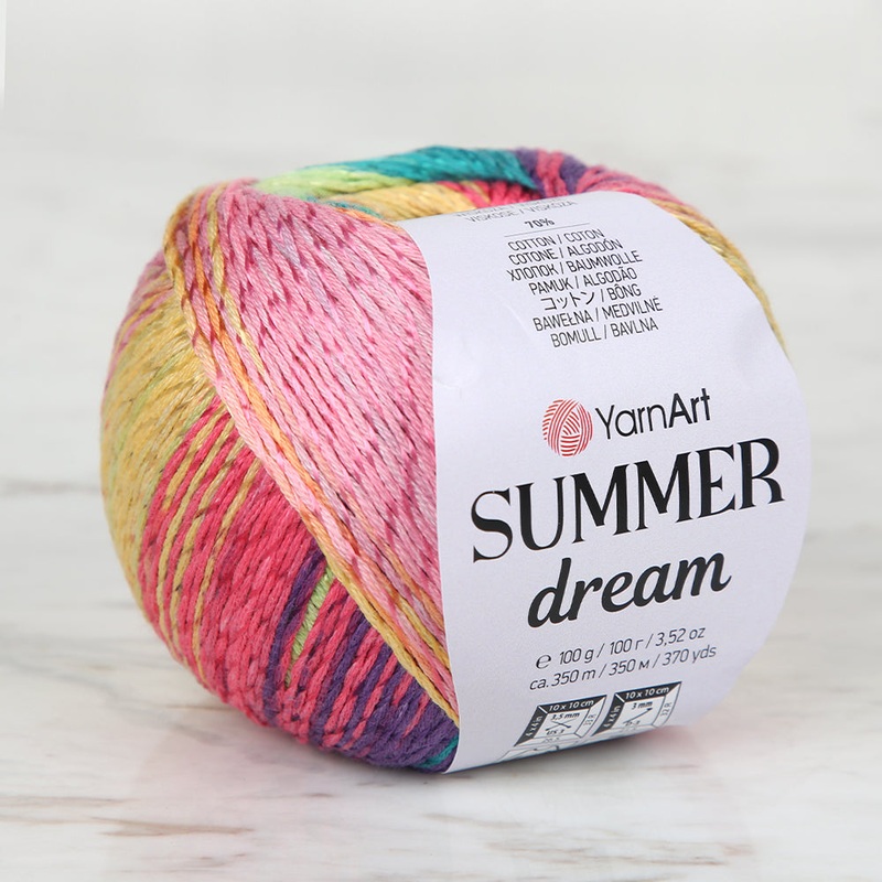 YarnArt Summer Dream Knittting Yarn , Variegated – 4305
