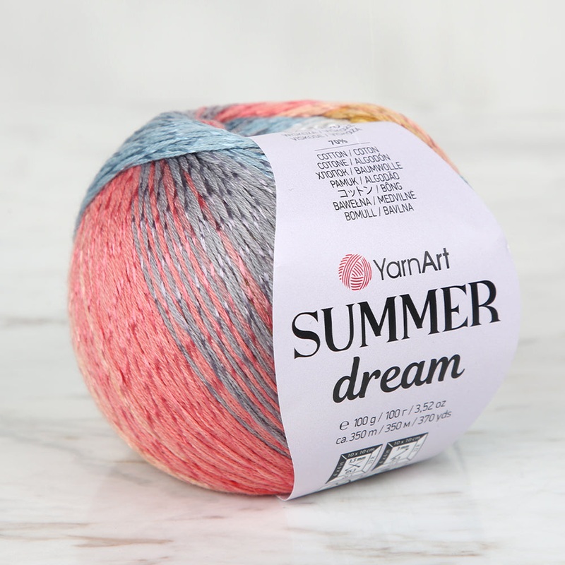 YarnArt Summer Dream Knittting Yarn , Variegated – 4307