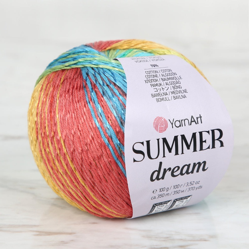 YarnArt Summer Dream Knittting Yarn , Variegated – 4314