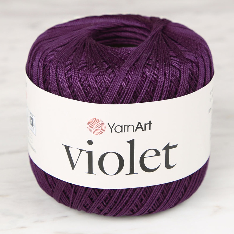 YarnArt Violet Yarn, Eggplant Purple – 5550