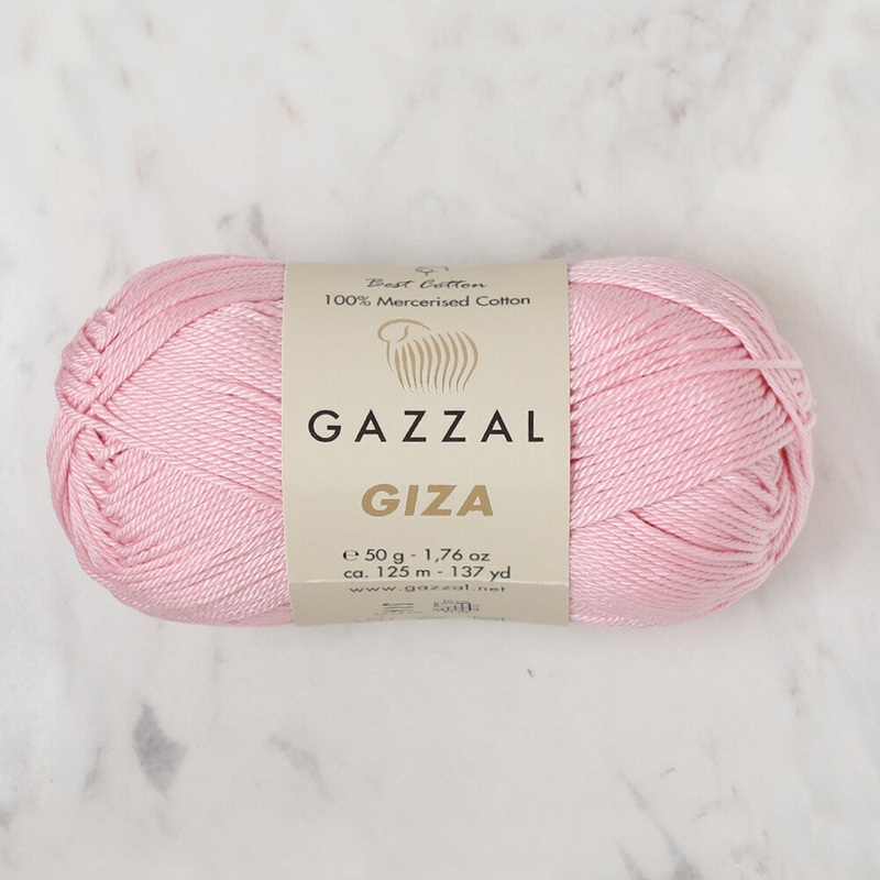 Gazzal Giza Yarn, Light Pink – 2496