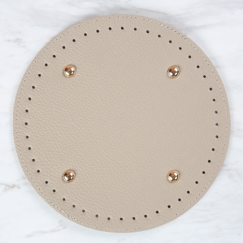 Knitme Bag Base Round 22 cm Beige BA-0064