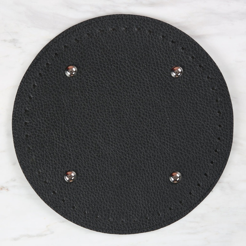 Knitme Bag Base Round 22 cm Black BA-0064