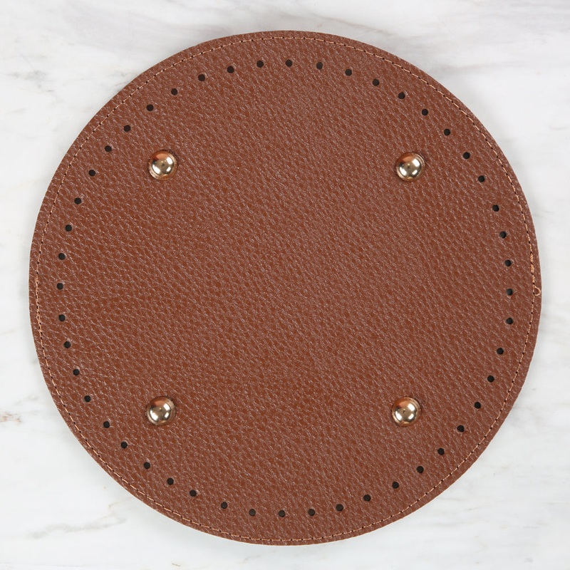 Knitme Bag Base Round 22 cm Brown 2 BA-0064