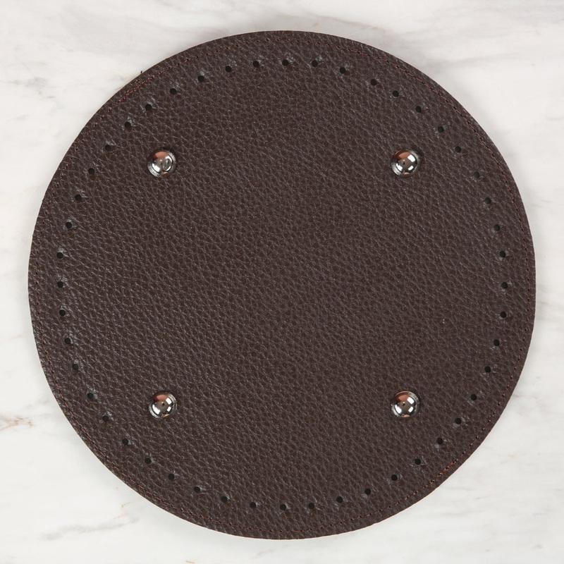 Knitme Bag Base Round 22 cm Brown BA-0064