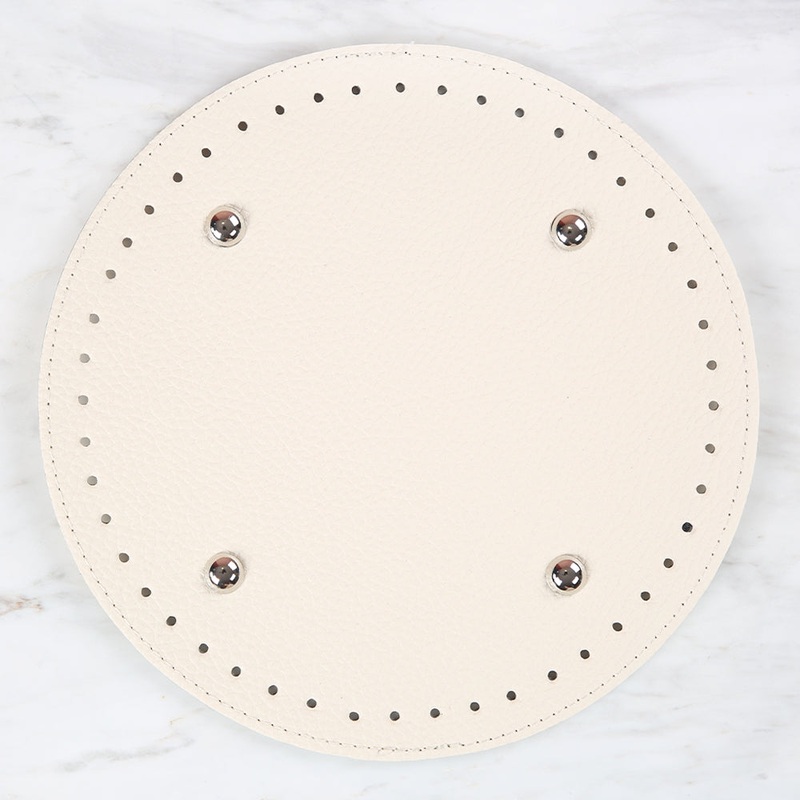 Knitme Bag Base Round 22 cm Cream BA-0064