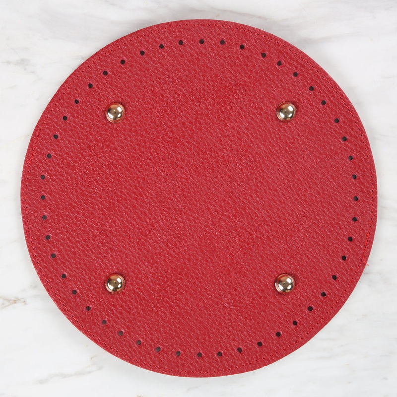 Knitme Bag Base Round 22 cm Red BA-0064