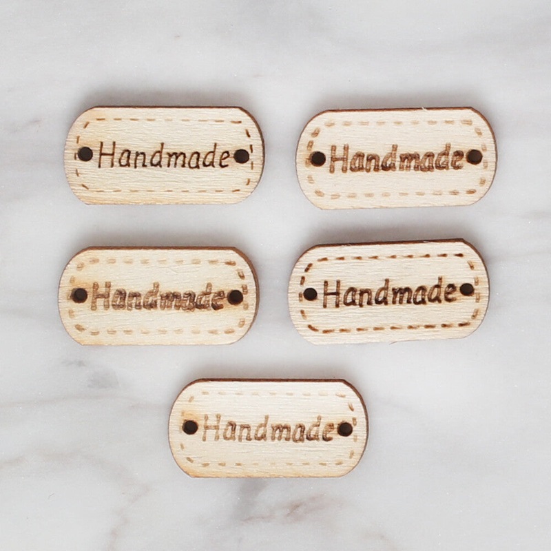 Loren Crafts Wooden Hand made Tag in 5