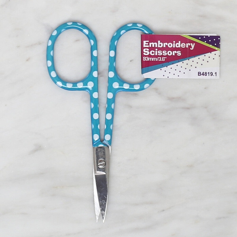 Loren Patterned Scissors, Blue – B4819.1