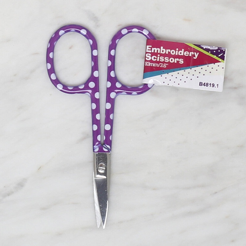 Loren Patterned Scissors, Purple – B4819.1