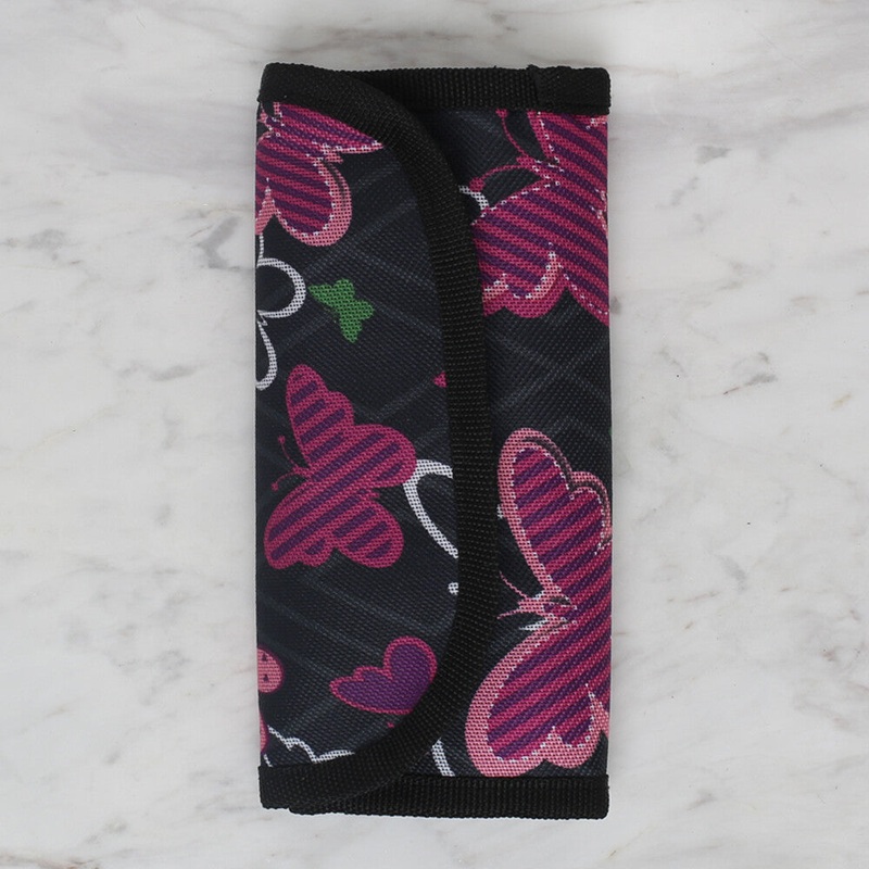 Loren Zipped Butterfly Patterned Crochet Bag