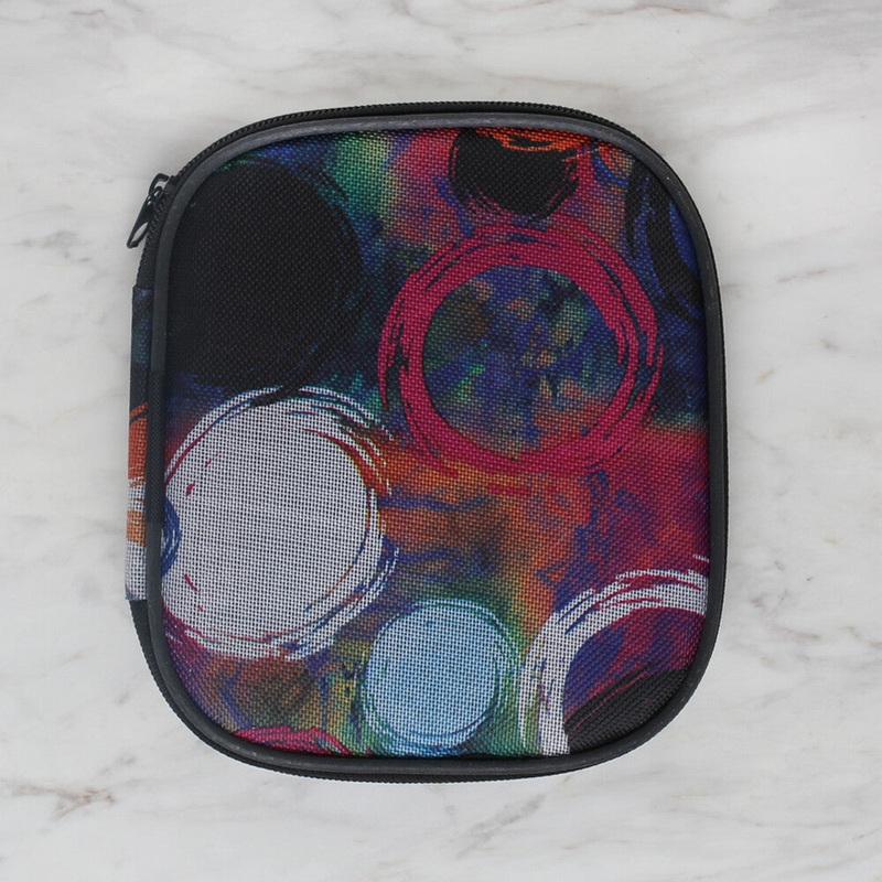 Loren Zipped Patterned Crochet Bag