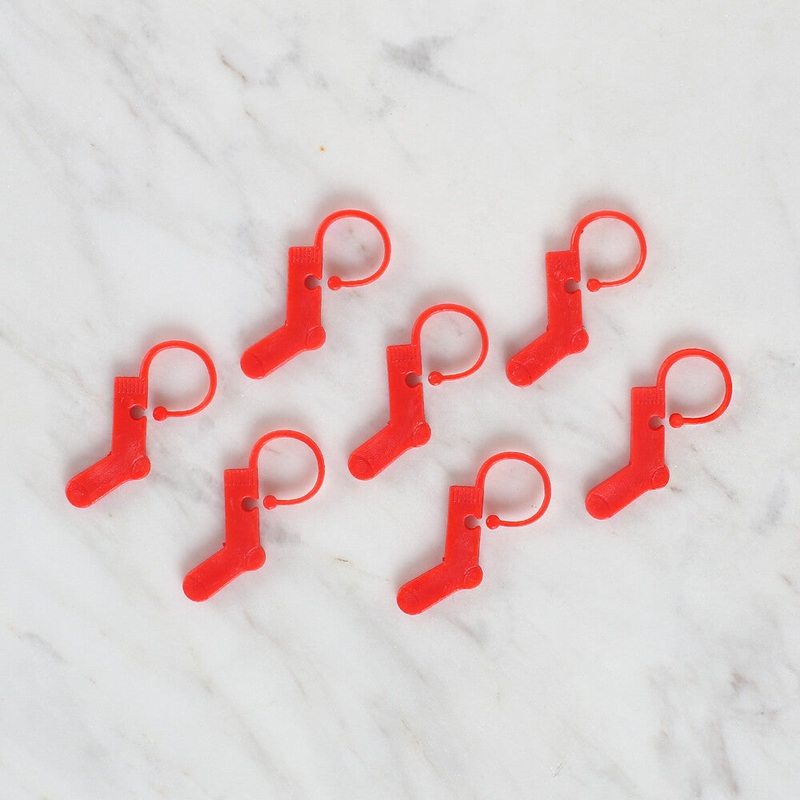 Nas 40 pcs Socks Shaped Stitch Markers