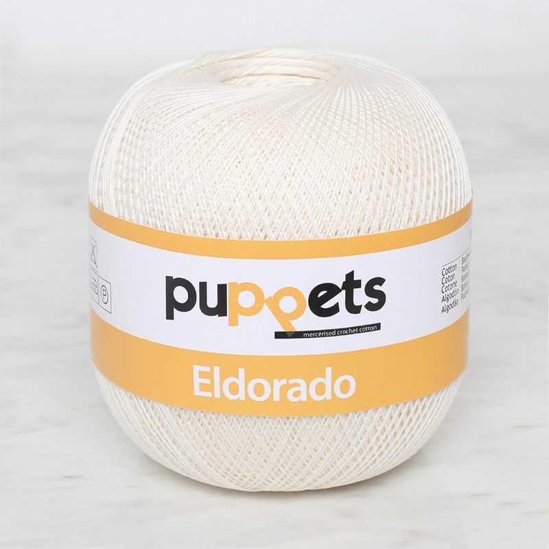 Puppets Eldorado No:16 100 gr Lace Thread, Cream – 08926
