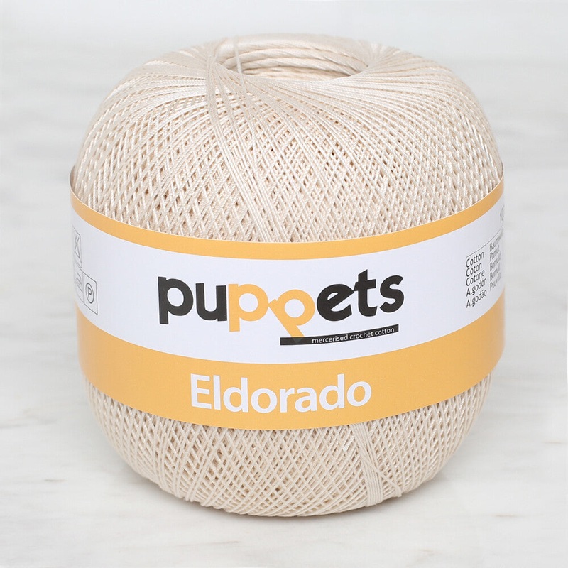 Puppets Eldorado No:16 100 gr Lace Thread, Ecru – 04269