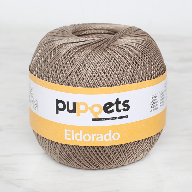 Puppets Eldorado No:16 100 gr Lace Thread, Mink – 00392