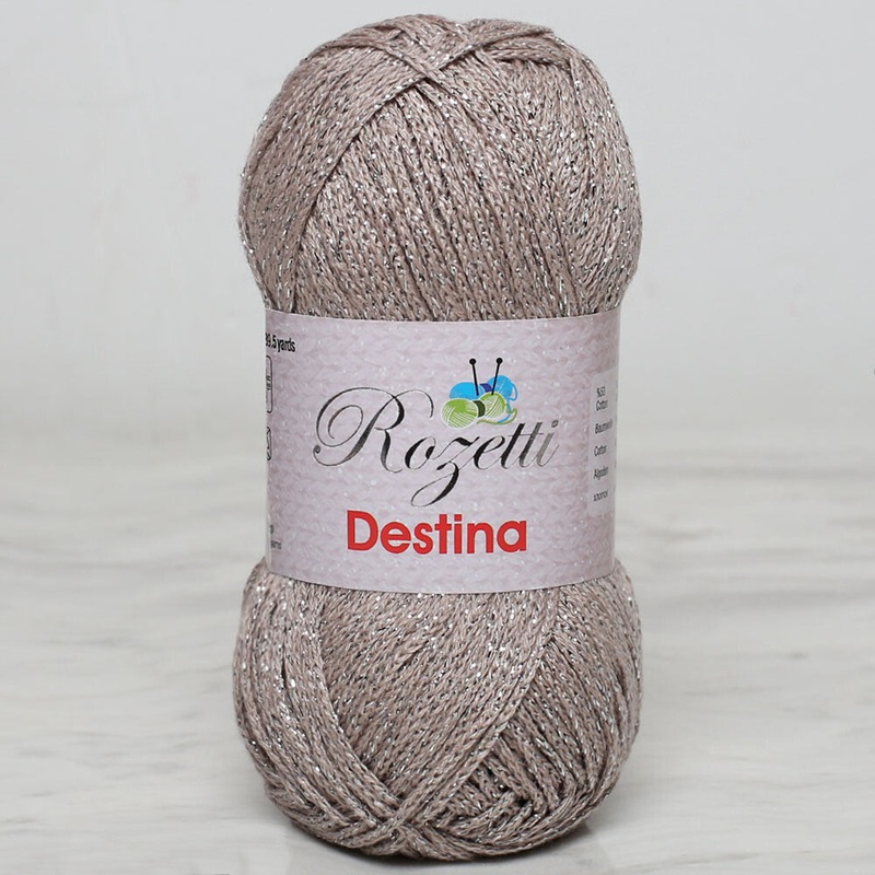 Rozetti Destina 50 gr Yarn, Beige – 45021