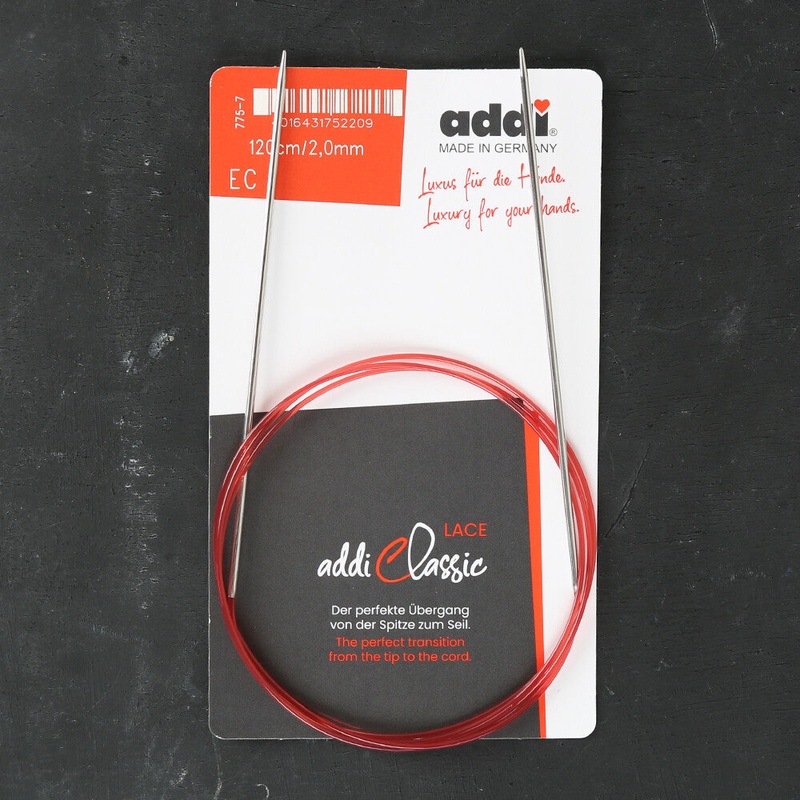 Addi 2.0mm 120cm Lace Circular Knitting Needle – 775-7