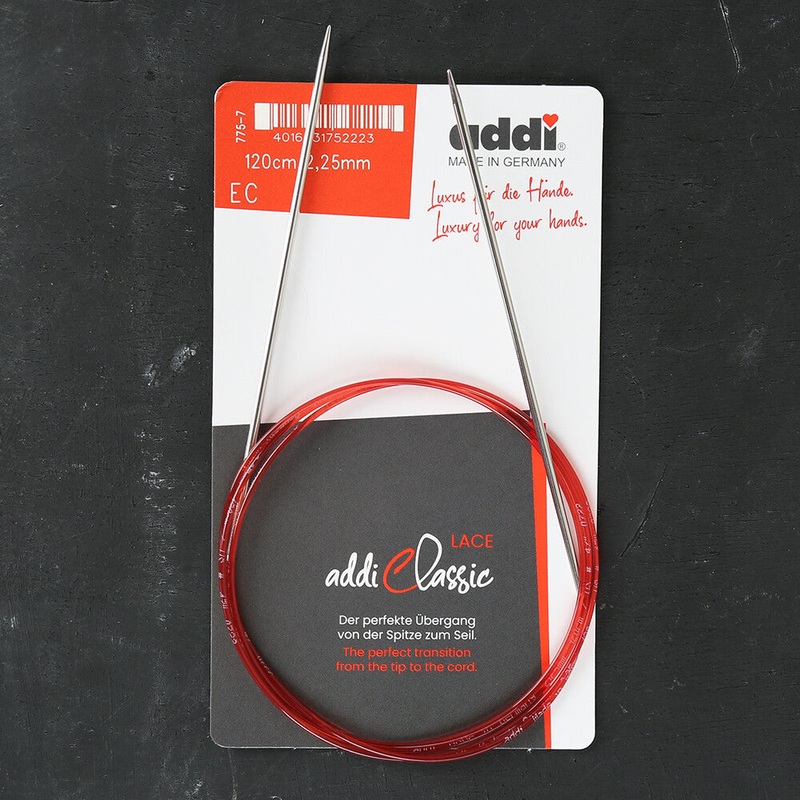 Addi 2.25mm 120cm Lace Circular Knitting Needle – 775-7
