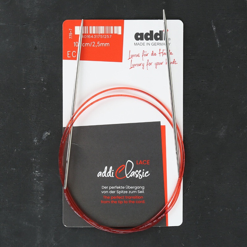 Addi 2.5mm 100cm Lace Circular Knitting Needle – 775-7