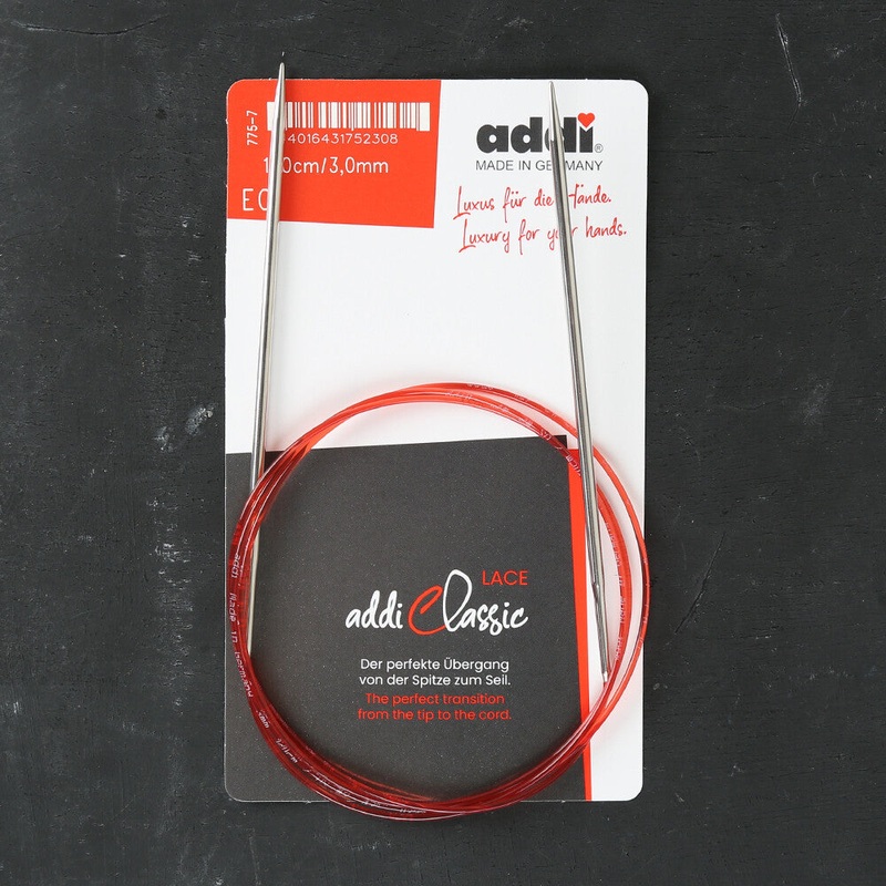 Addi 3.0mm 120cm Lace Circular Knitting Needle – 775-7