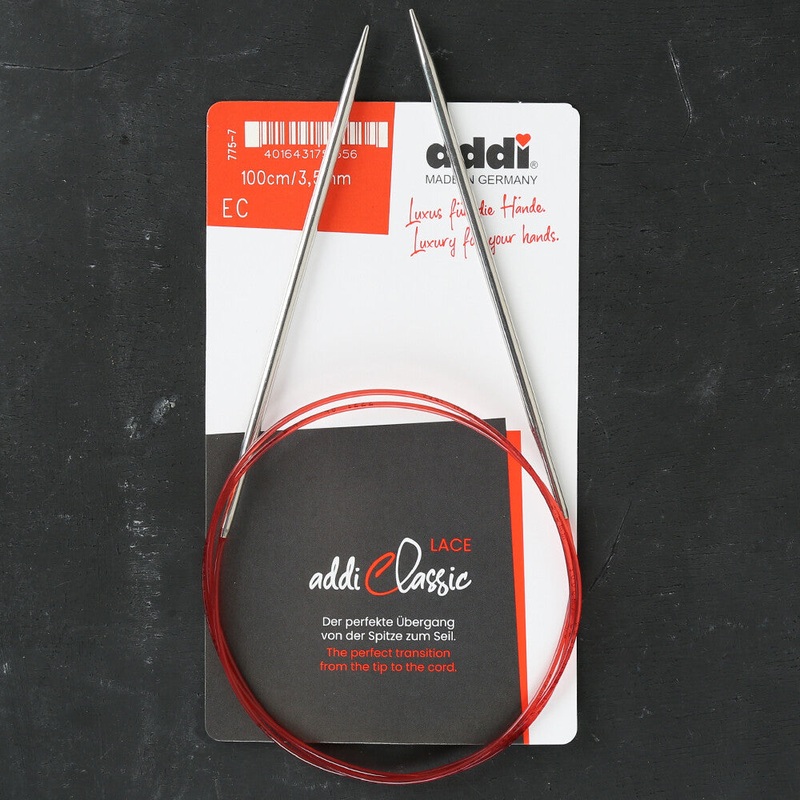 Addi 3.5mm 100cm Lace Circular Knitting Needle – 775-7
