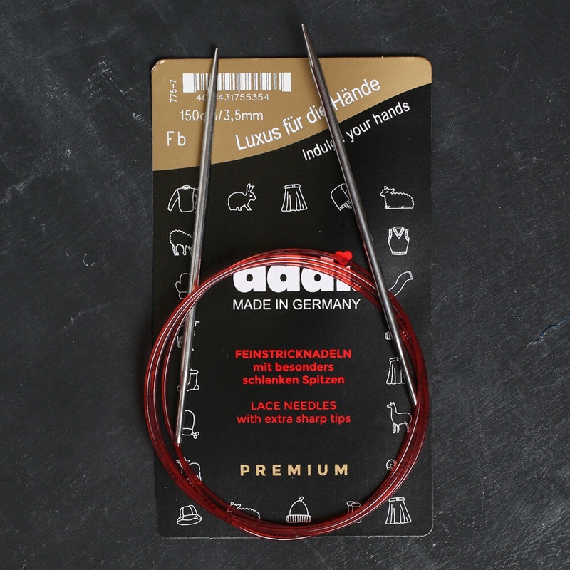 Addi 3.5mm 150cm Lace Circular Knitting Needle – 775-7
