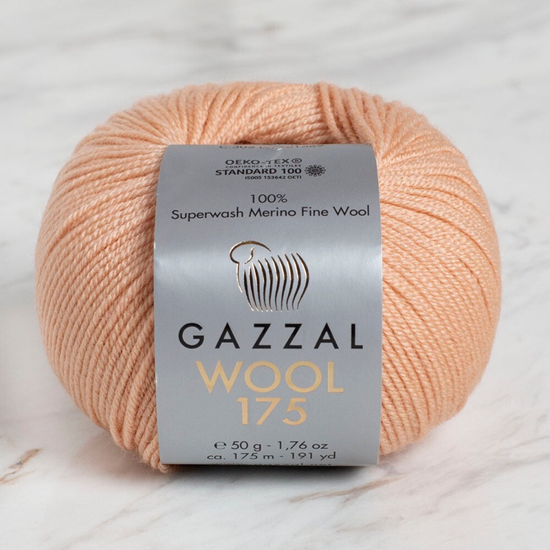 Gazzal Wool 175 50 Gr Yarn, Beige – 305