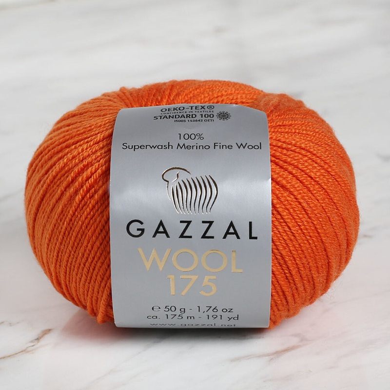 Gazzal Wool 175 50 Gr Yarn, Brick – 316