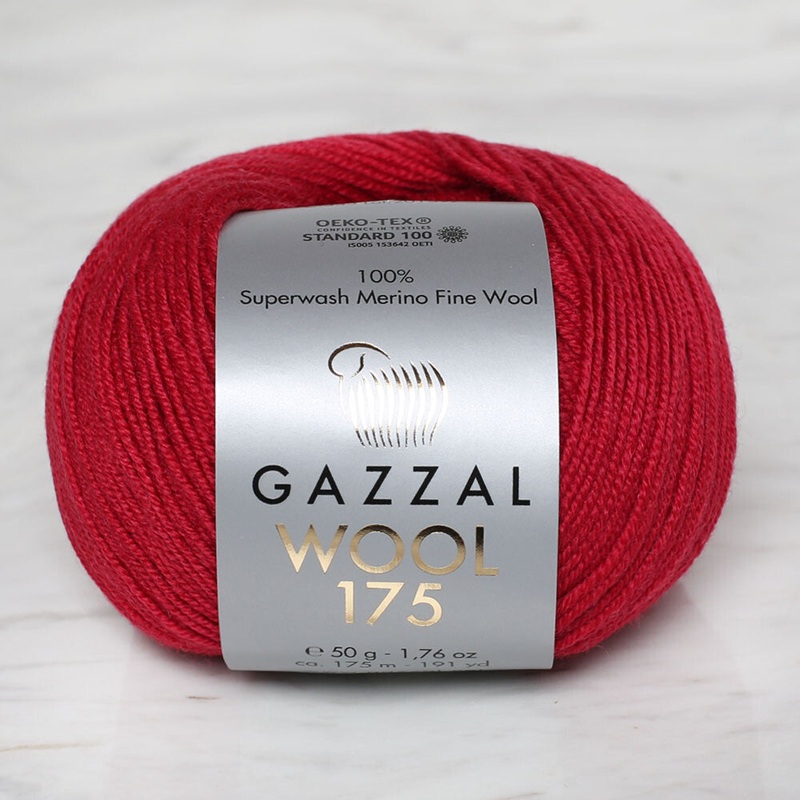 Gazzal Wool 175 50 Gr Yarn, Plum – 333